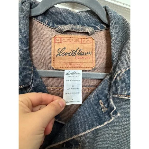 Levi's Mens Classic Trucker Jacket Size Medium - Picture 3 of 4